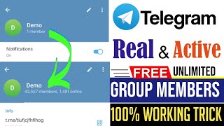 telegram group me member kaise badhaye  how to add telegram group members [upl. by Lorrie652]