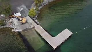 Killiney Beach  flyby Boat Launch Repairs [upl. by Elma157]