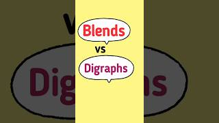 blends vs digraphs blends digraph english phonics wordfamily ytshorts shortsfeed shorts [upl. by Sproul]