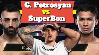 Georgio Petrosyan vs Superbon Banchamek  Kovos Apžvalga [upl. by Jolda]