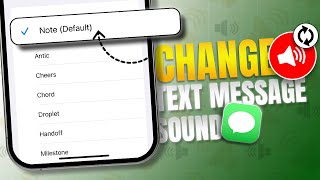 How to Change Text Message Sound on iPhone  Customize Notification Tones on iPhone [upl. by Luanni151]