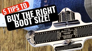 Boot Sizing 5 Tips to Getting the Right Size Shoes and Boots [upl. by Ennyrb819]