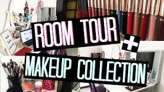 ROOM TOUR amp MAKEUP COLLECTION  ECCO TUTTI I MIEI TRUCCHI   Adriana Spink [upl. by Colt]