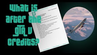 Whats after the GTA V credits Friedlanders Note amp The Magic Jumbo JetGlitch [upl. by Oilegor]