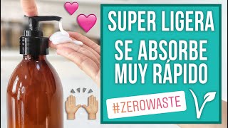 CREMA CORPORAL  DIY  100 NATURAL FÁCIL Y VEGANA  ZERO WASTE  Mixi [upl. by Feld]