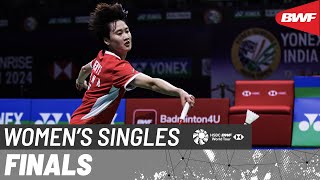 YONEX SUNRISE India Open 2024  Tai Tzu Ying TPE 4 vs Chen Yu Fei CHN 2  F [upl. by Ahseken]