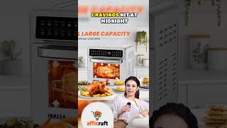 INALSA Air Fryer Oven With 23L Capacity1700 W12 amazongadgets electricgadgets [upl. by Nuriel160]