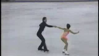 Isabelle BrasseurLloyd Eisler OP 1989 World Championships [upl. by Charlet]