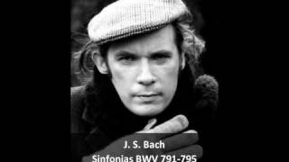 J S Bach  Sinfonias BWV 791795 23  Glenn Gould Piano [upl. by Nur]