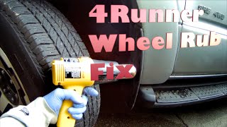 4RunnerTacoma  Tire Rub Fix on Fender amp Mudflaps [upl. by Greeley339]