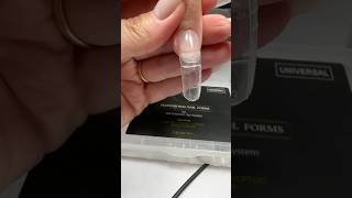 Hard structured gel universal dual form nails snap ASMR nails [upl. by Hacker744]