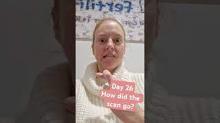 Day 26  How did the follicle scan go ivfjourney ivfhope ivf fertilitydrugs ivflife [upl. by Aicitan]