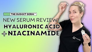 New Plumping Serum Review  Niacinamide  Hyaluronic Acid to firm the skin [upl. by Nerro]