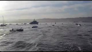 SA Navy arrives in Knysna [upl. by Alket]