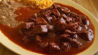 BISTEC DE RES EN SALSA ROJA MUY RICO Y FACIL [upl. by Clotilda]