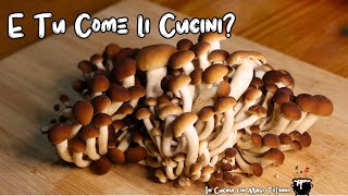 ECCO COME CUCINARE I FUNGHI CHIODINI O PIOPPINI  Ricetta Calabrese [upl. by Salesin825]