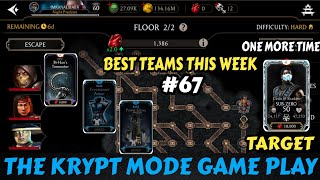 Mk Mobile  Krypt Mode Game Play  Level Hard Bosses  Ep 67 [upl. by Illyes]