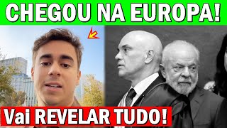 CHEGOU na EUROPA Nikolas vai levar a VERDADE para o MUNDO sobre o que vem ocorrendo e sim [upl. by Anairam360]