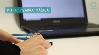 Pizarra Mágica Kit Iniciación 4 Arduino funcionamiento  Proyecto A [upl. by Raouf]