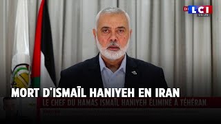 Le leader du Hamas Ismaïl Haniyeh tué à Téhéran lIran promet à Israël un quotchâtiment sévèrequot [upl. by Roux414]