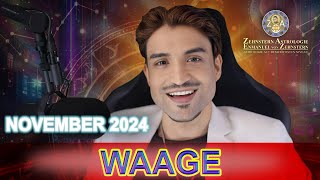 WAAGE MONATSHOROSKOP NOVEMBER 2024 ZEHNSTERN ASTROLOGIE [upl. by Garzon989]