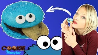 ♡• RECETTE MACARONS COOKIE MONSTER •♡ [upl. by Arreyt]