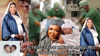 Its a baby Ekene Umenwa amp Husband welcome first Child share Maternity video with mother Mary [upl. by Alba]