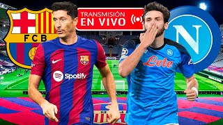 🔴 ¡Barcelona a los cuartos de final Derrotaron 31 a Napoli por la Champions League  REACCIÓN [upl. by Ahsini]