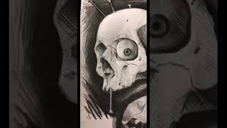 Drawing a Skull 💀 [upl. by Arret745]