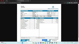 TCS payslip 2023  IT Analyst  90K plus  tataconsultancyservices tcs [upl. by Kciremed661]