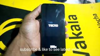 To start android enter pin tecno cammon 11 or CF7 [upl. by Retswerb]