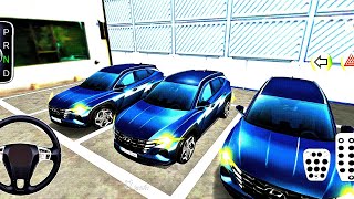 New Hyundai Tucson car driving in villa city in 3d car driving game [upl. by Kolivas]