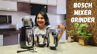 The best mixer grinder for daily home use  Bosch TrueMixx Pro Mixer Grinder unboxing and review [upl. by Frolick]