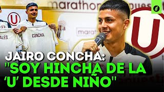 Las mejores frases de JAIRO CONCHA como REFUERZO de UNIVERSITARIO de DEPORTES  Depor [upl. by Anelis]