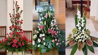 New ikebana fresh flower arrangement and decoration ideas [upl. by Lenora]