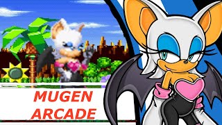 Mugen Arcade Mode with Rouge The Bat [upl. by Aihsened]