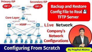 8 Taking Backup of Cisco Devices Configuration File on a Real TFTP Server 💾 StepbyStep Guide [upl. by Ardnasirhc]