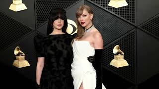 Taylor Swift amp Lana Del Reys Iconic 2024 Grammy Red Carpet Moment [upl. by Aneerbas]