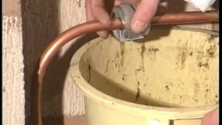 Fitting an Outside Tap  basic plumbing [upl. by Melva591]