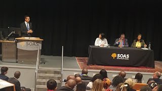 Professor Arkebe Oqubay Zeinab Badawi and Paul Mashatile South Africa Remarks in London 2024 [upl. by Reinhart241]