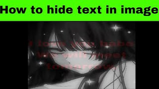 How to Hide Text in an Image Steganography Tutorial [upl. by Yalahs185]