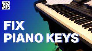 How to Fix Broken Hammer Keys of Piano [upl. by Yewed]