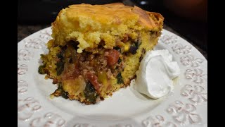 STUFFED MEXICAN CORNBREAD QUICK WEEKNIGHT DINNER [upl. by Siol]