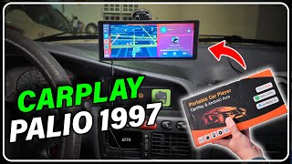 Colocando CarPlay e Android Auto no Palio 1997 por R250 [upl. by Nawad]