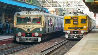 Local Train Traffic in Highly Busy Rail Route at Rush Hour [upl. by Sivra]