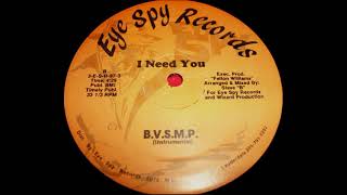 B V S M P  I Need You Instrumental [upl. by Airekal616]