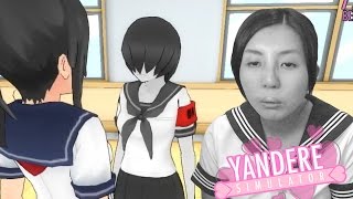 Mysterious fake robotic grey student leaders Real Yandere plays yandere simulator [upl. by Keverne]