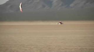 World Speed Record in Kite Buggy 829 mh 1334 kmh [upl. by Boiney]