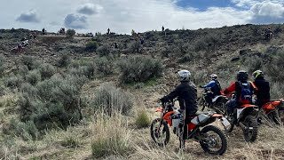 2024 Desert 100 Ironman Poker Run  WR250R [upl. by Ahsei]