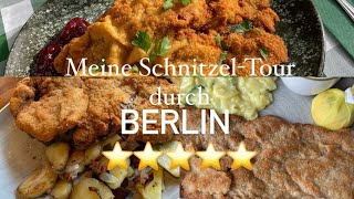 SchnitzelTour Berlin 2023  4 Restaurants im Test 🍋💦  Das beste Wiener Schnitzel in Berlin  😇 [upl. by Laise]